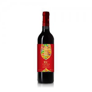 紫軒干紅葡萄酒紅標(biāo)