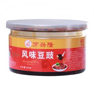 萬(wàn)興隆麻辣紅油風(fēng)味豆豉260g