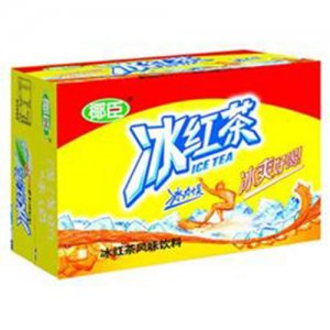椰臣冰紅茶風(fēng)味飲品標(biāo)箱裝