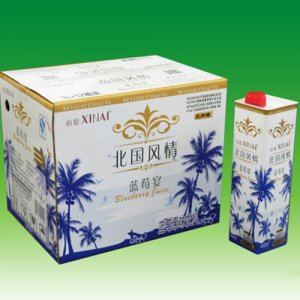 心愛(ài)北國(guó)風(fēng)情藍(lán)莓汁飲料1LX12