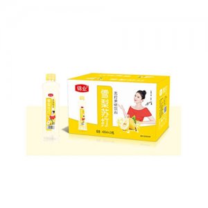 錦業(yè)雪梨蘇打果味飲料400ml×24瓶