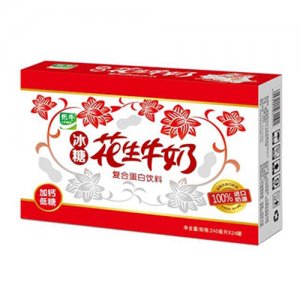 樂牛冰糖花生牛奶復(fù)合蛋白飲料240mlx24罐
