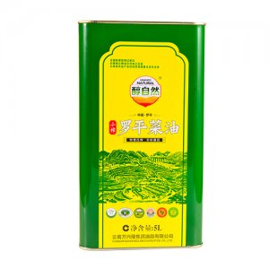 醇自然菜籽油小榨5L鐵罐裝