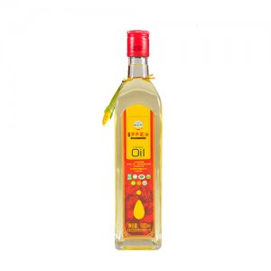 醇自然菜籽油一級0.5L玻璃瓶裝