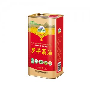 醇自然菜籽油一級1.5L鐵罐裝