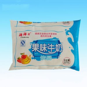 牛牛樂(lè)果味牛奶227ml