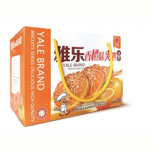 雅樂香橙味夾心餅干箱裝