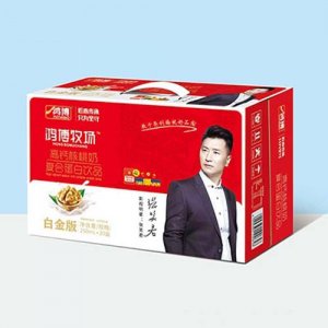 鴻博牧場(chǎng)高鈣核桃奶復(fù)合蛋白飲品250ml×20盒