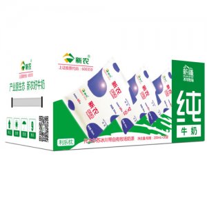 新農利樂枕純牛奶