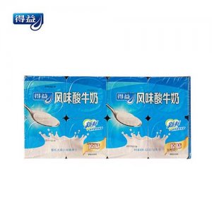 得益八連杯風(fēng)味酸牛奶原味盒裝
