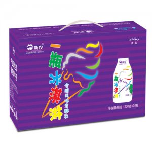 新農一瓶冰淇淋酸奶