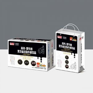 鴻博高鈣黑牛奶黑芝麻谷物牛奶飲品250ml×20盒