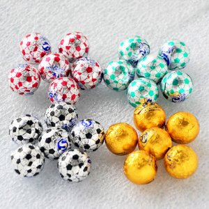 巧力士足球金球巧克力
