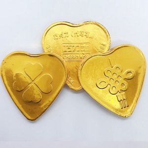 巧力士心形金幣巧克力