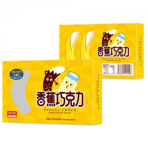 巧力士香蕉巧克力紙盒裝
