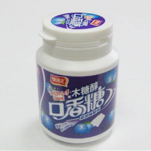 凱得靈木糖醇低糖口香糖藍(lán)莓口味52g