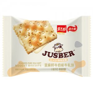 嘉士柏亞麻籽牛奶味牛軋餅