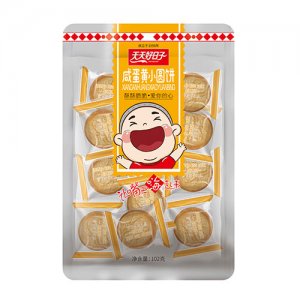 天天好日子咸蛋小圓餅102克