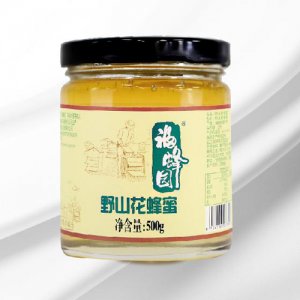 福蜂園野山花蜂蜜玻璃瓶500g