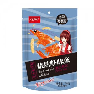 天天好日子燒烤味蝦味條128克