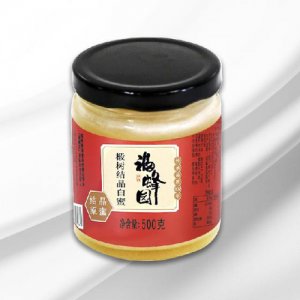 福蜂園椴樹結(jié)晶白蜜500g