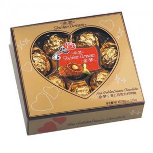 梁豐金夢(mèng)果仁巧克力100g