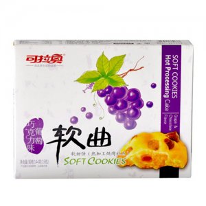 可拉奧可拉奧葡萄巧克力味軟曲144克