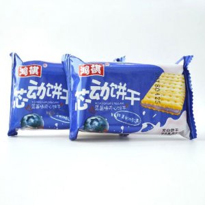 鴻祺芯動(dòng)餅干（藍(lán)莓味夾心餅干）