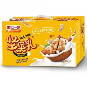 果仁一家堅(jiān)果乳谷物飲料手提