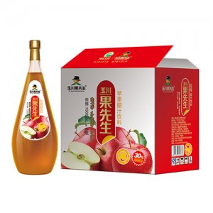 玉川果先生蘋(píng)果醋汁飲料1.5Lx6瓶