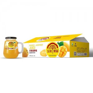 玉川果園芒果菠蘿蜜復(fù)合果汁飲料330mlx12瓶
