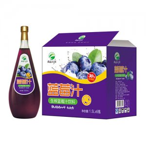 尚品玉川生榨藍莓汁飲料1.5Lx6瓶