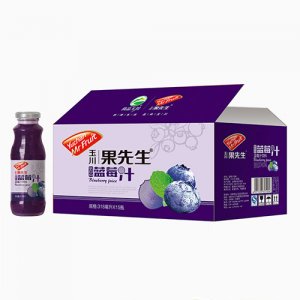 玉川果先生藍莓汁飲料318mlx15瓶