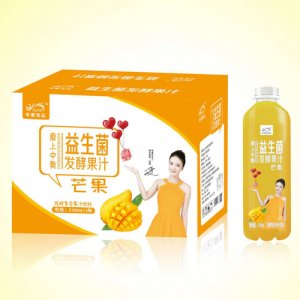 中奧飲品發(fā)酵復(fù)合果汁飲料芒果味510mlx15瓶