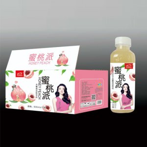 中奧飲品蜜桃派水蜜桃風(fēng)味飲料500mlx15瓶