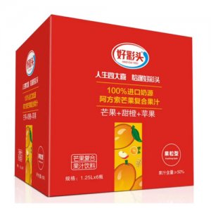 好彩頭芒果復合果汁飲料箱裝1.25x6瓶