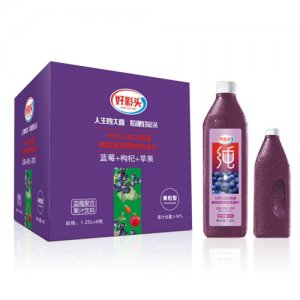 好彩頭藍莓復合果汁飲料箱裝1.25Lx6瓶