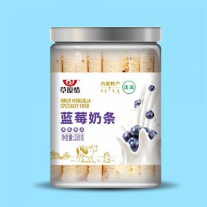 草原情藍(lán)莓奶條罐裝288g