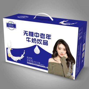 外婆好芒無(wú)糖中老年牛奶飲品禮盒裝250mlx20盒