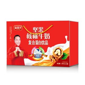 益菲爾堅果核桃牛奶250mlx12盒