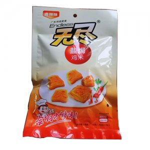 無(wú)盡鹽焗雞米香辣味60g