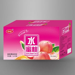 中仸水蜜桃果味飲料箱裝