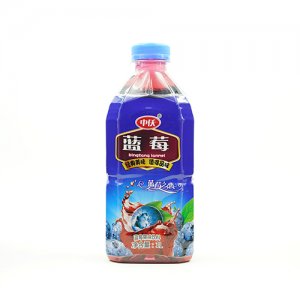 中仸藍(lán)莓果味飲料1L