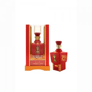 皇臺(tái)酒紅六鼎52度濃香型純糧食陳釀白酒禮盒裝500ml