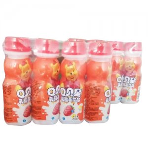 Q貝星乳酸菌飲料草莓味200mlx4瓶