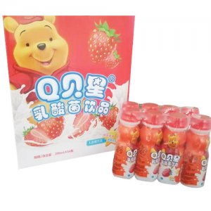Q貝星乳酸菌飲料草莓味200mlx16瓶