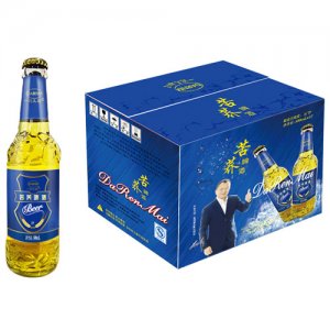 達(dá)人邁苦蕎啤酒藍(lán)標(biāo)箱裝500mlx12瓶