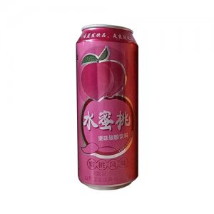 藍發(fā)水蜜桃果味碳酸飲料500ml