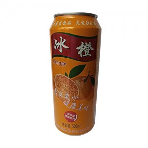 藍發(fā)冰橙飲料500ml