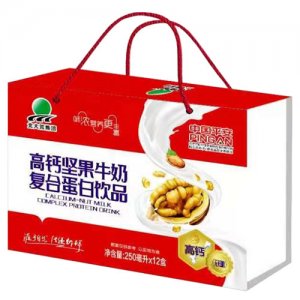 北大荒高鈣堅果牛奶復(fù)合蛋白飲品禮盒